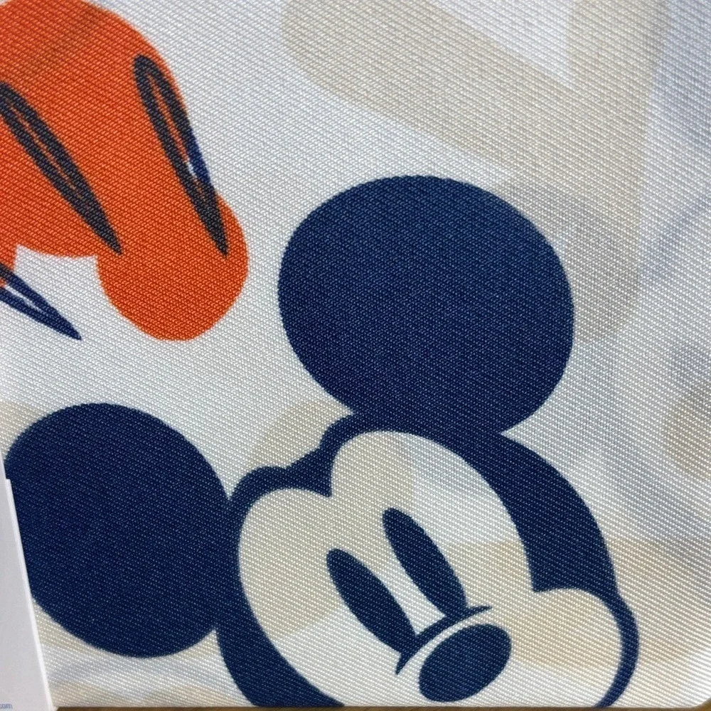Disney Mickey Mouse Bathroom Set: Shower Curtain Brush Holder Soap Dispenser NEW